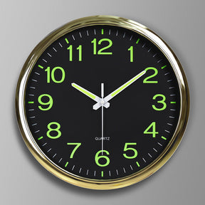 Horloge Murale Silencieuse Rétroéclairée - Design Élégant et Ambiance Apaisante