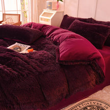 Ensemble de Duvet en Velours - Luxe et Confort pour Votre Chambre