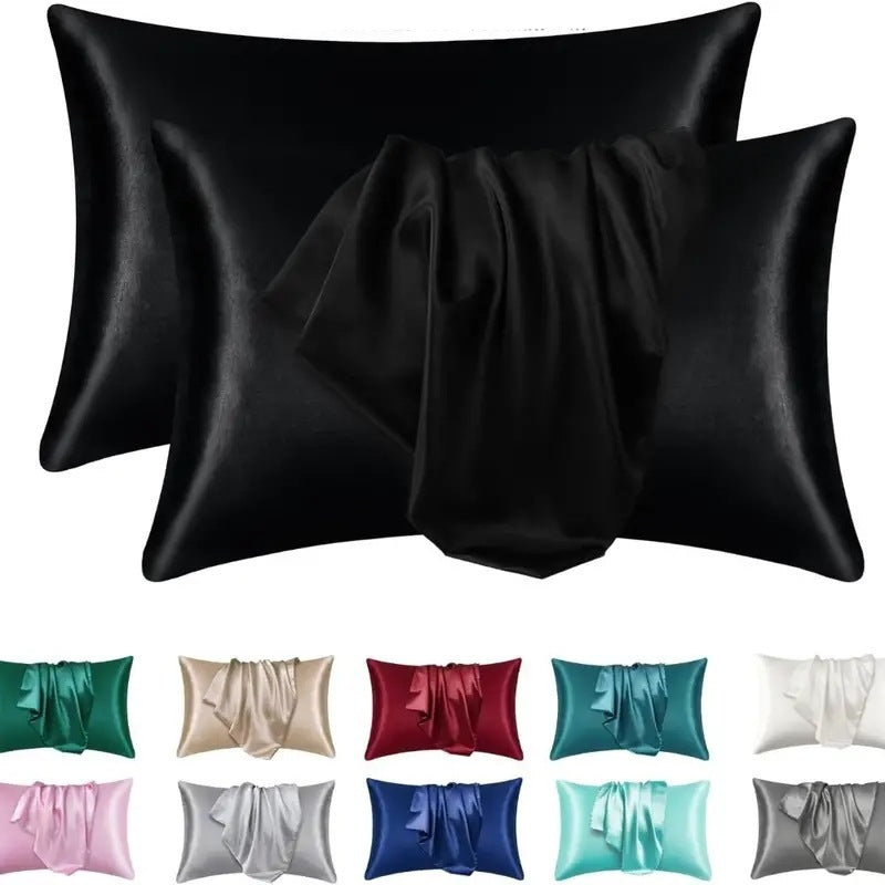 Housse de Coussin en Soie Hypoallergénique - Douceur et Confort pour Peaux Sensibles