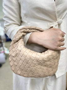 Sac à Main Tressé pour Femmes - Élégant et Spacieux en Polyuréthane