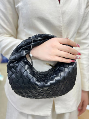 Sac à Main Tressé pour Femmes - Élégant et Spacieux en Polyuréthane