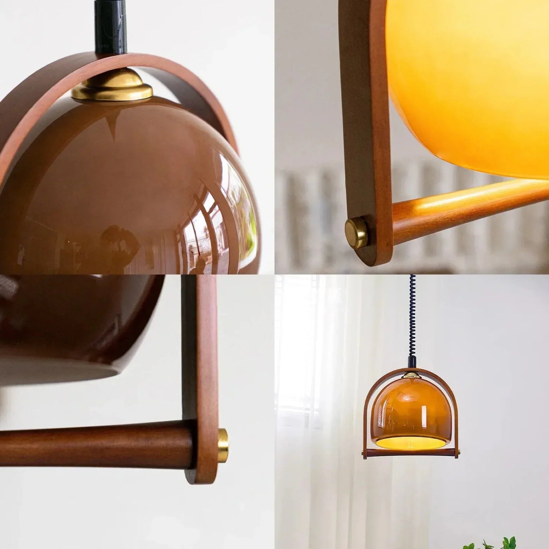 Lampe Pendante Bauhaus Vintage - Élégance Classique et Chaleur Moderne