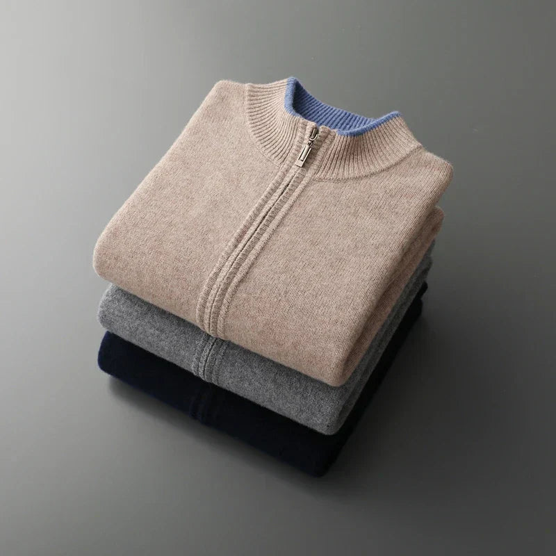 Veste zippée en cachemire pour Femme - Élégance et Confort au Quotidien