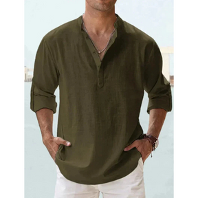 Chemise Légère à Boutons pour Hommes - Confort Respirant et Style Polyvalent