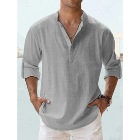 Chemise Légère à Boutons pour Hommes - Confort Respirant et Style Polyvalent