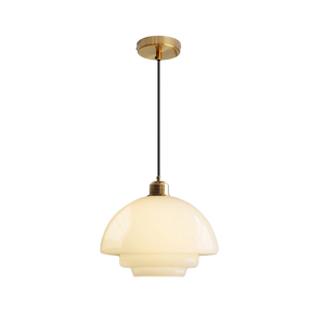 Lampe Pendante en Verre Laiton - Éclairage Élégant pour Espaces Modernes