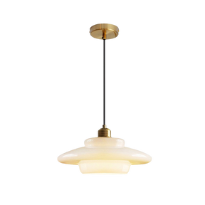 Lampe Pendante en Verre Laiton - Éclairage Élégant pour Espaces Modernes
