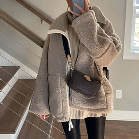 Veste en Fleece Teddy Douce - Chaleur et Confort pour Jours Froids