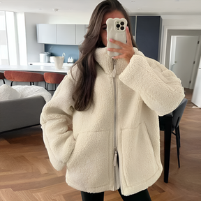Veste en Fleece Teddy Douce - Chaleur et Confort pour Jours Froids