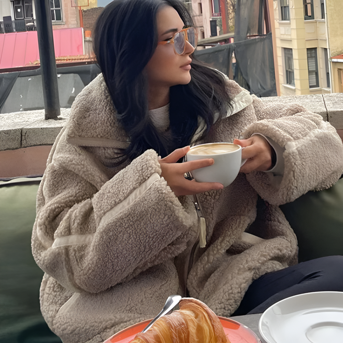 Veste en Fleece Teddy Douce - Chaleur et Confort pour Jours Froids