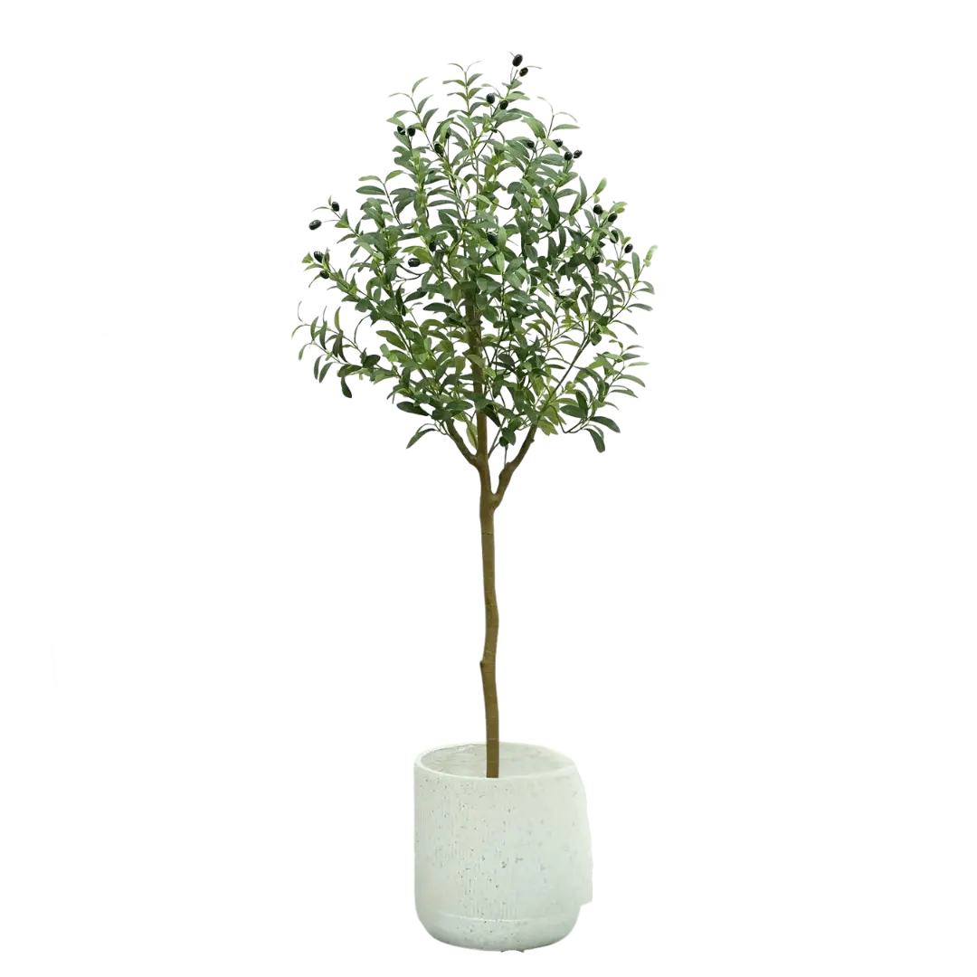 Arbre Olivier Artificiel Réaliste - Décoration Naturelle et Sans Entretien