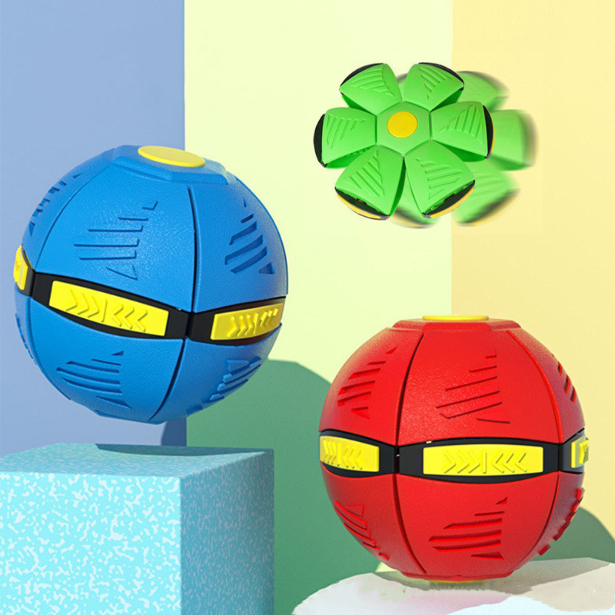 Balle de Frisbee Flottante pour Chiens - Amusement Durable et Polyvalent