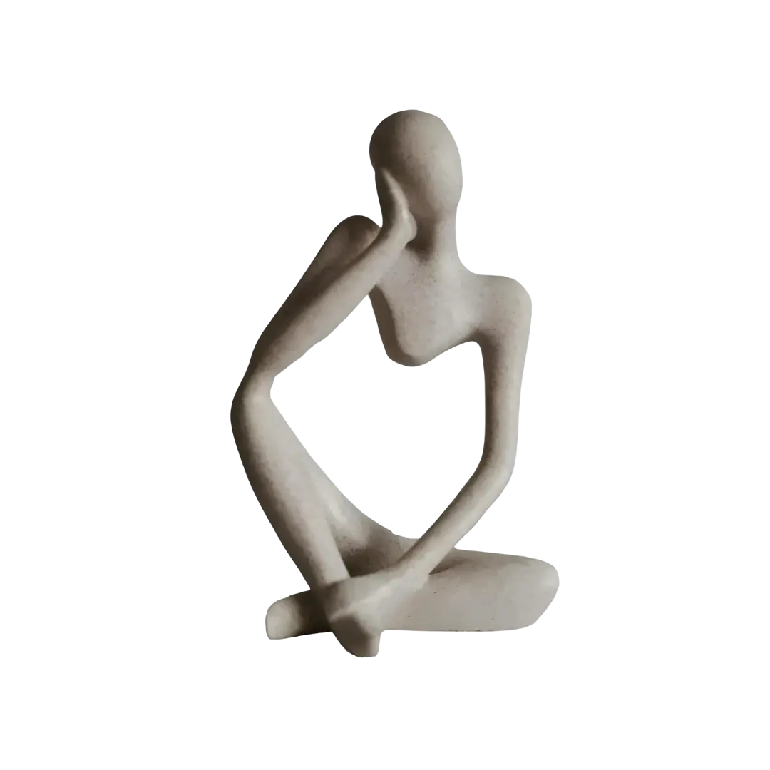 Sculpture Abstraite en Résine - Design Unique et Fait Main