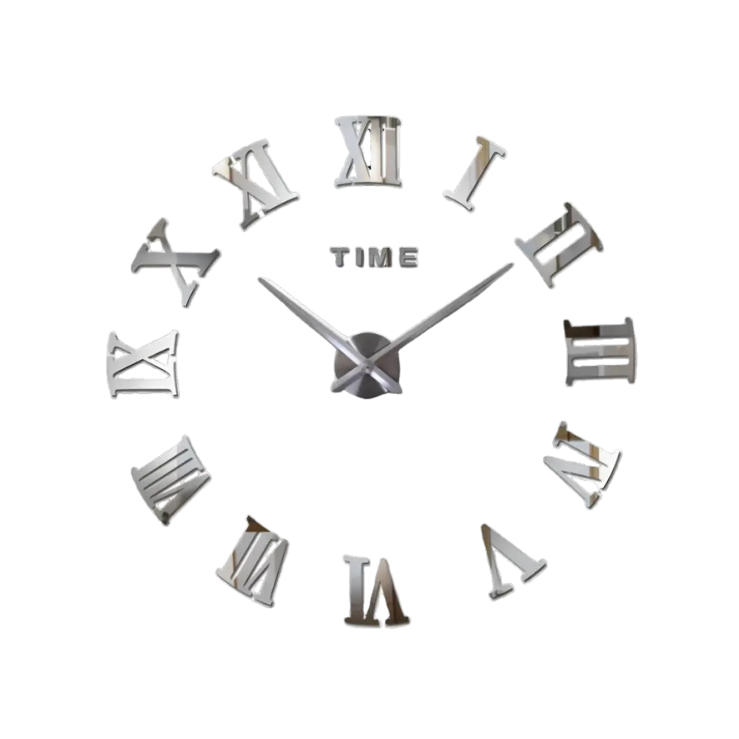 Horloge Murale Géométrique Moderne - Décoration Élégante pour Salon
