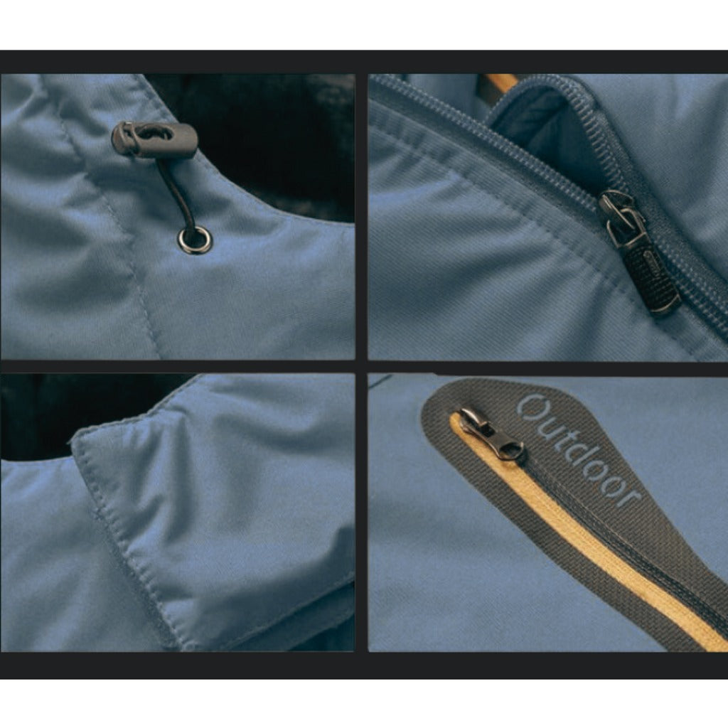 Veste d'hiver Imperméable avec Doublure en Polaire - Isolation Avancée et Protection Contre les Intempéries