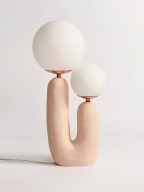 Lampe de Table en Céramique - Artisanat Unique et Éclairage Réglable