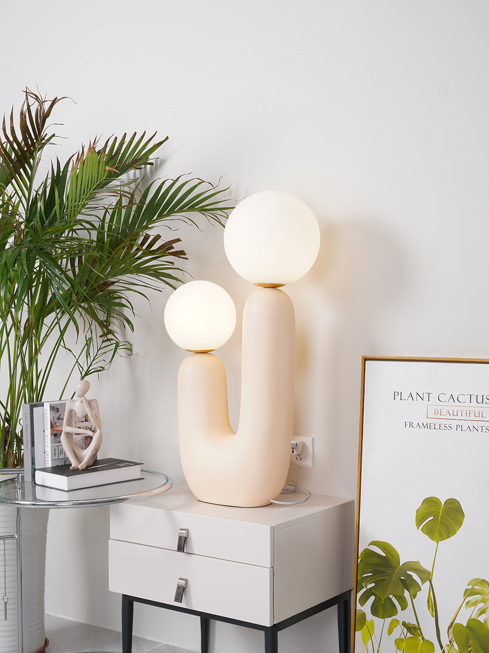 Lampe de Table en Céramique - Artisanat Unique et Éclairage Réglable