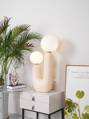 Lampe de Table en Céramique - Artisanat Unique et Éclairage Réglable