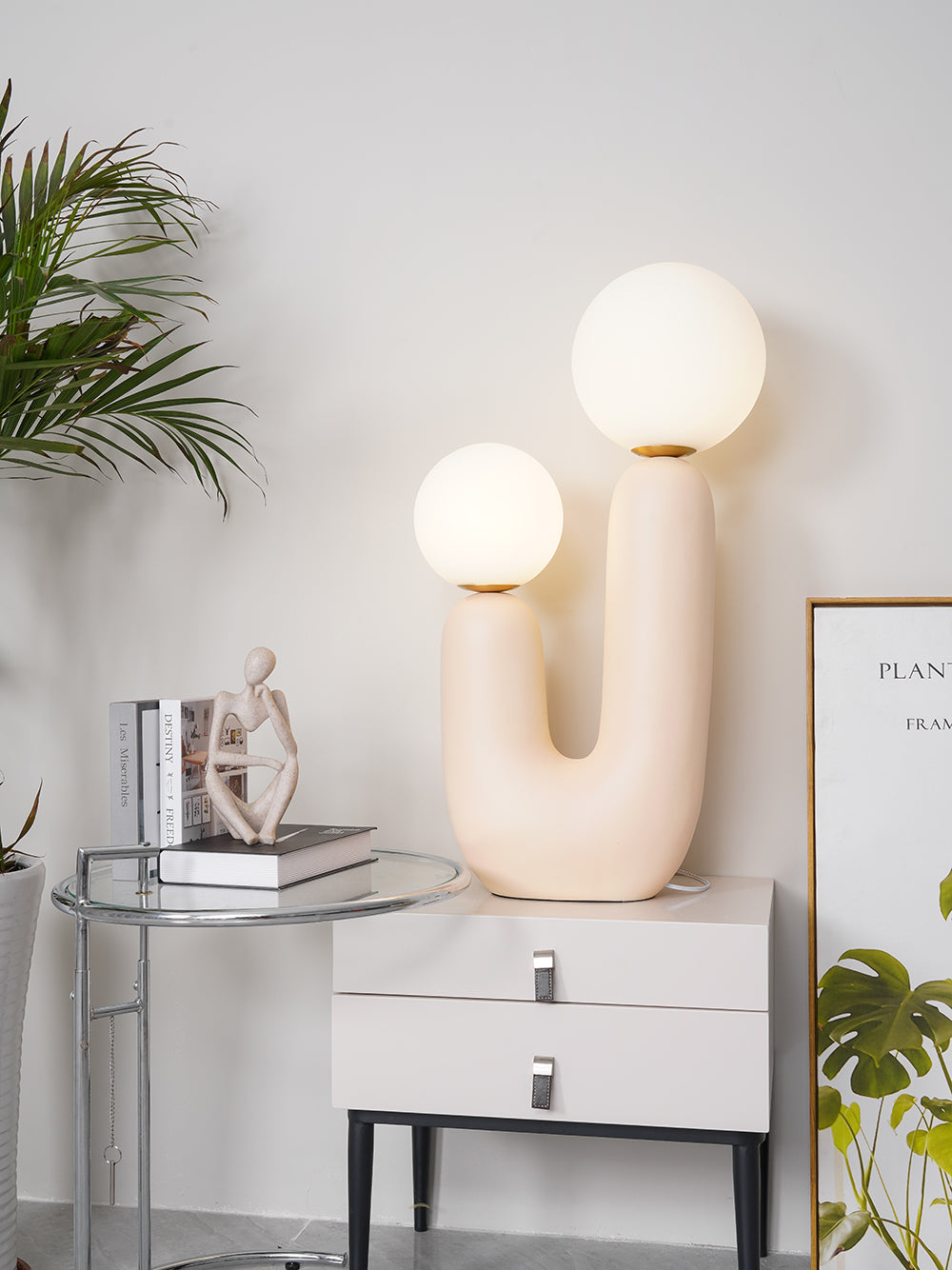 Lampe de Table en Céramique - Artisanat Unique et Éclairage Réglable