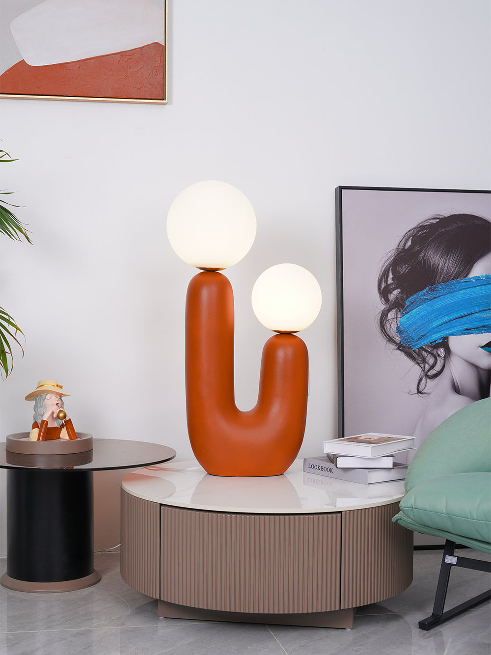 Lampe de Table en Céramique - Artisanat Unique et Éclairage Réglable
