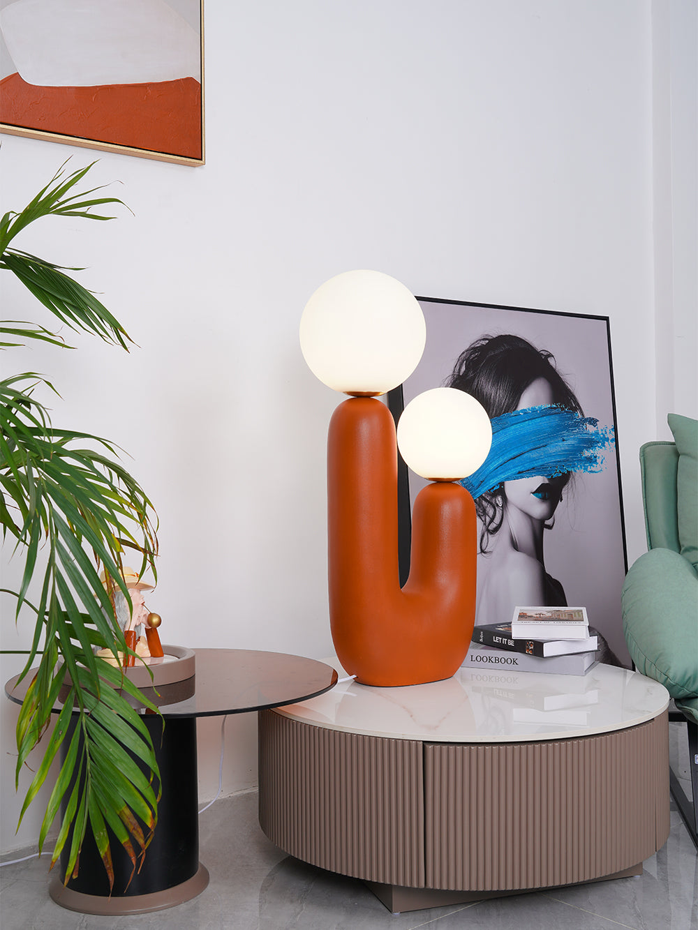 Lampe de Table en Céramique - Artisanat Unique et Éclairage Réglable