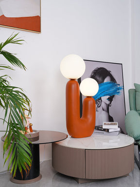 Lampe de Table en Céramique - Artisanat Unique et Éclairage Réglable