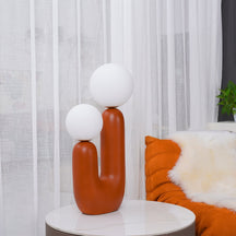 Lampe de Table en Céramique - Artisanat Unique et Éclairage Réglable