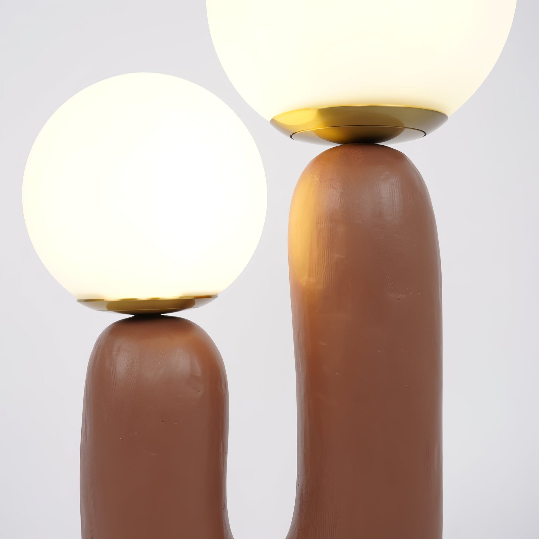 Lampe de Table en Verre et Résine - Design Élégant et Moderne pour Intérieur
