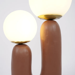 Lampe de Table en Verre et Résine - Design Élégant et Moderne pour Intérieur