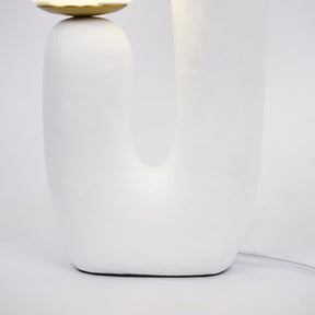 Lampe de Table en Verre et Résine - Design Élégant et Moderne pour Intérieur