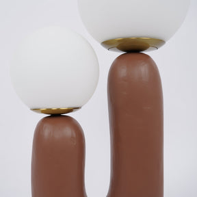 Lampe de Table en Verre et Résine - Design Élégant et Moderne pour Intérieur