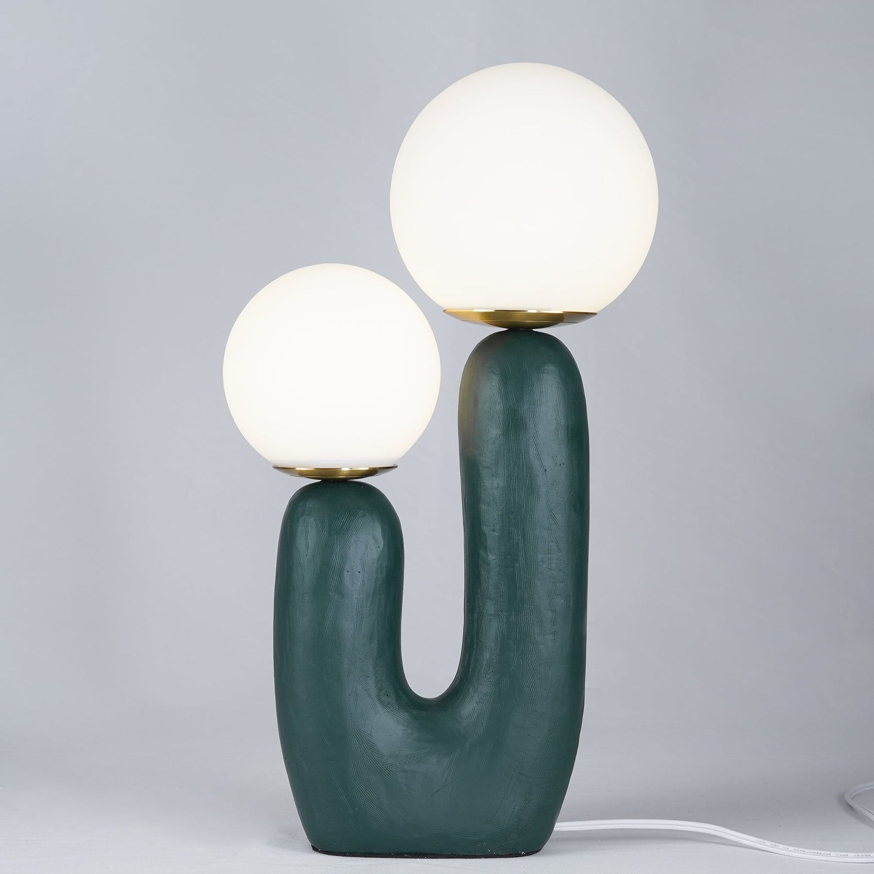 Lampe de Table en Verre et Résine - Design Élégant et Moderne pour Intérieur