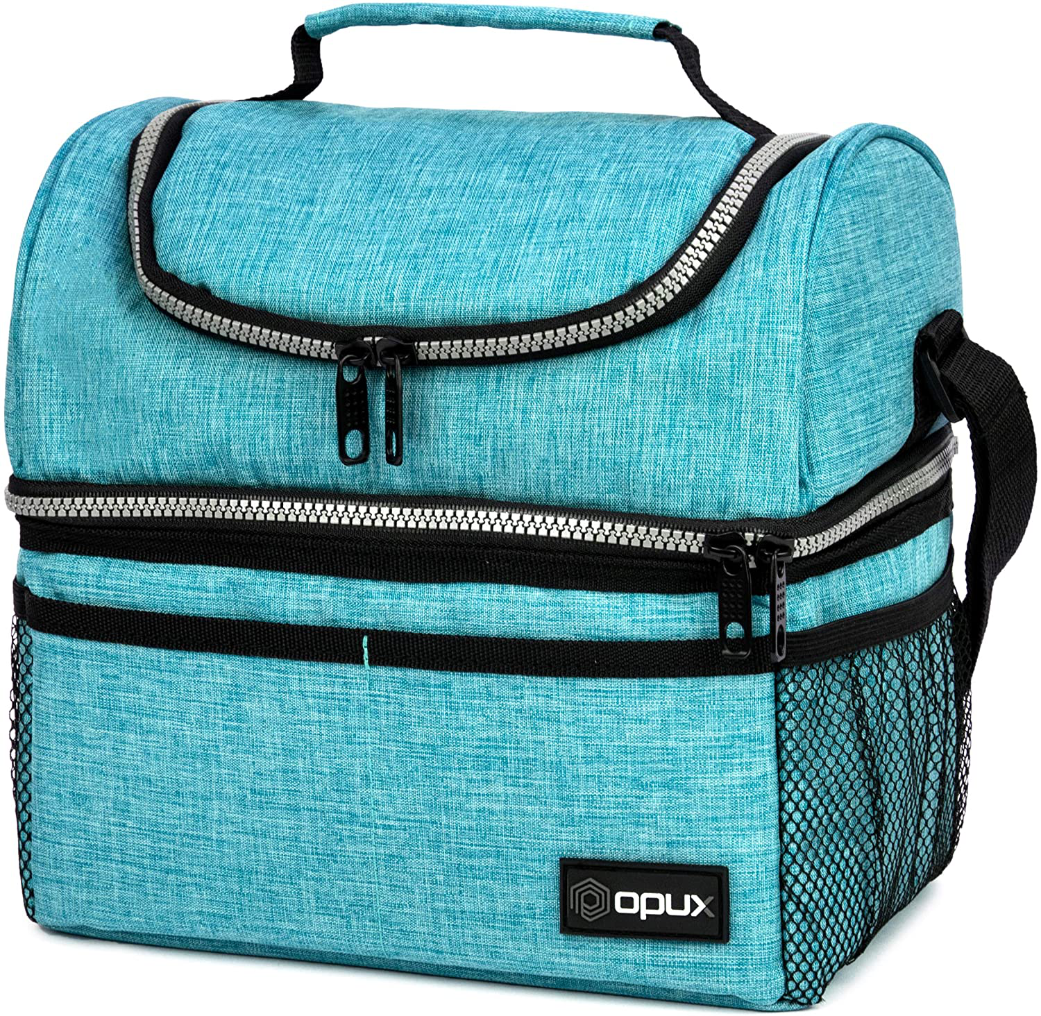 Boîte à Déjeuner Isotherme Double Compartiment - Fraîcheur Optimale pour Repas et Collations