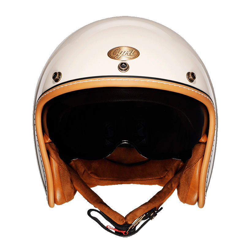 Casque Jet Léger en ABS - Confort et Style Rétro sur la Route