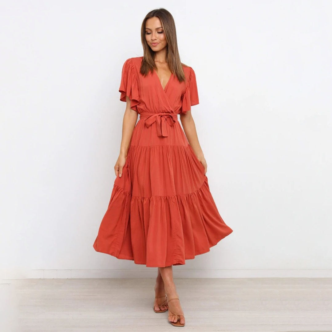 Robe Décontractée Élégante pour Femmes - Tissu Respirant et Coupe Flatteuse