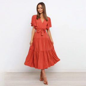 Robe Décontractée Élégante pour Femmes - Tissu Respirant et Coupe Flatteuse