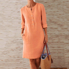 Robe d'été Polyester pour Femmes - Élégance Confortable et Polyvalente