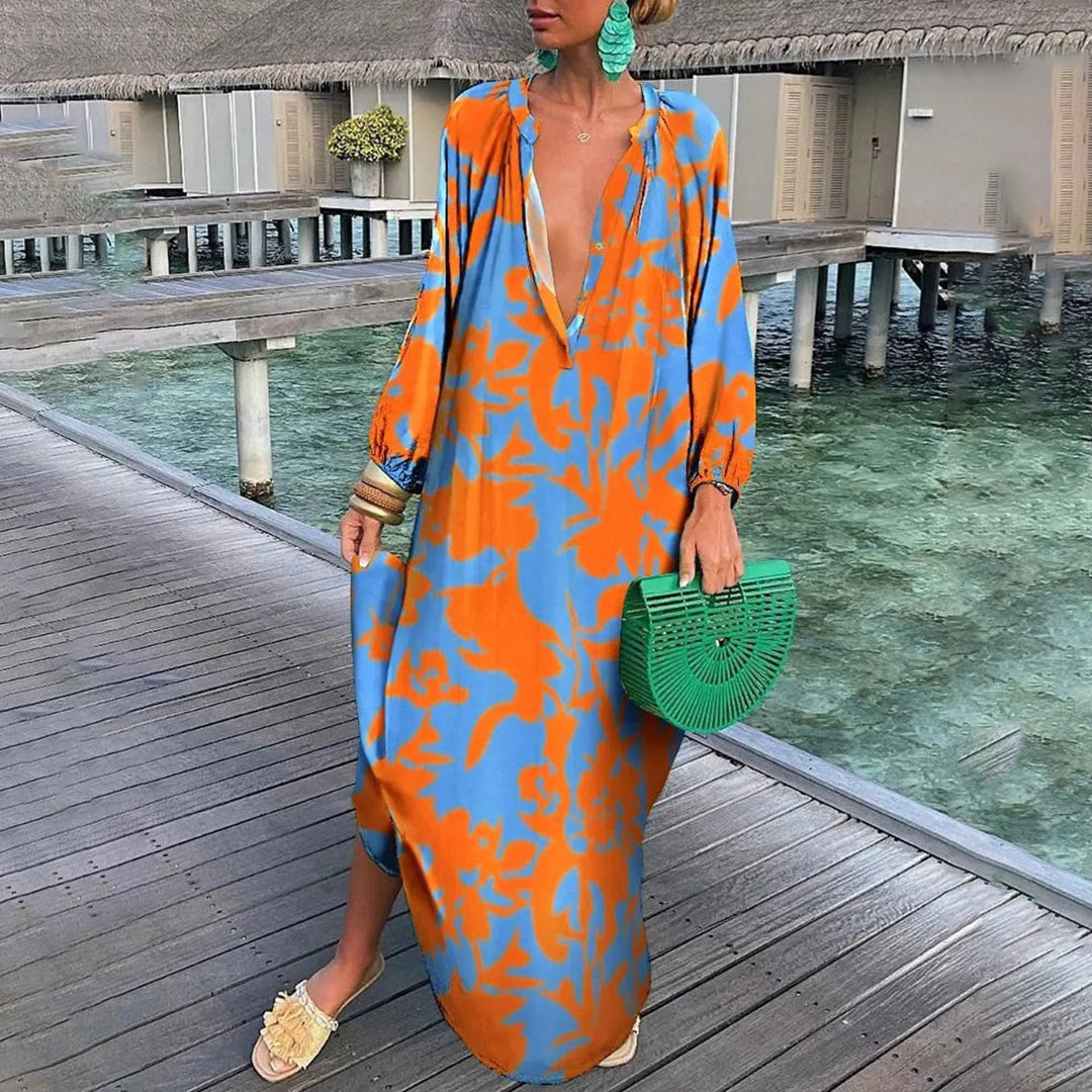 Robe d'Été Boho pour Femmes - Confort et Style avec Polyester Doux