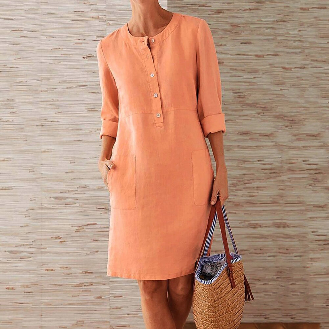 Robe d'été Polyester pour Femmes - Élégance Confortable et Polyvalente