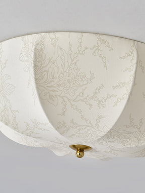 Éclairage en Tissu Vintage Français - Lumière Douce et Atmosphère Romantique