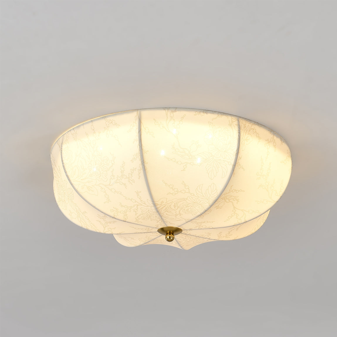 Éclairage en Tissu Vintage Français - Lumière Douce et Atmosphère Romantique