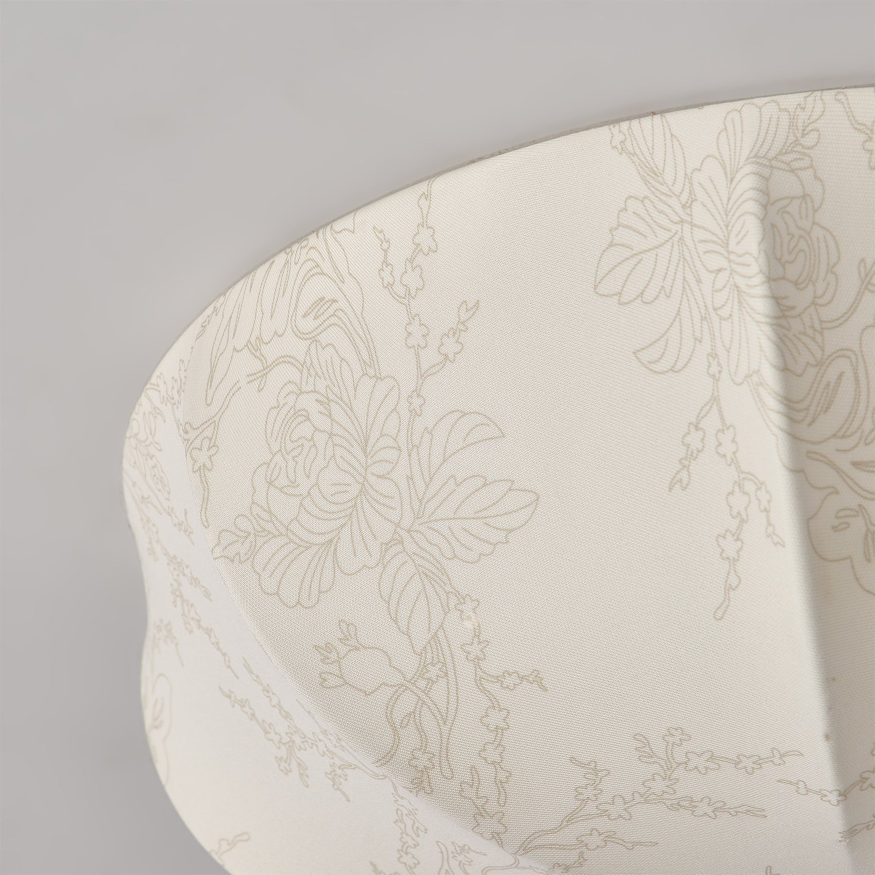 Éclairage en Tissu Vintage Français - Lumière Douce et Atmosphère Romantique