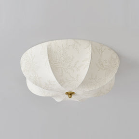 Éclairage en Tissu Vintage Français - Lumière Douce et Atmosphère Romantique