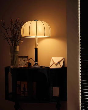 Lampe de Table Élégante en Tissu - Ambiance Chaleureuse et Accueillante