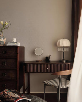Lampe de Table Élégante en Tissu - Ambiance Chaleureuse et Accueillante