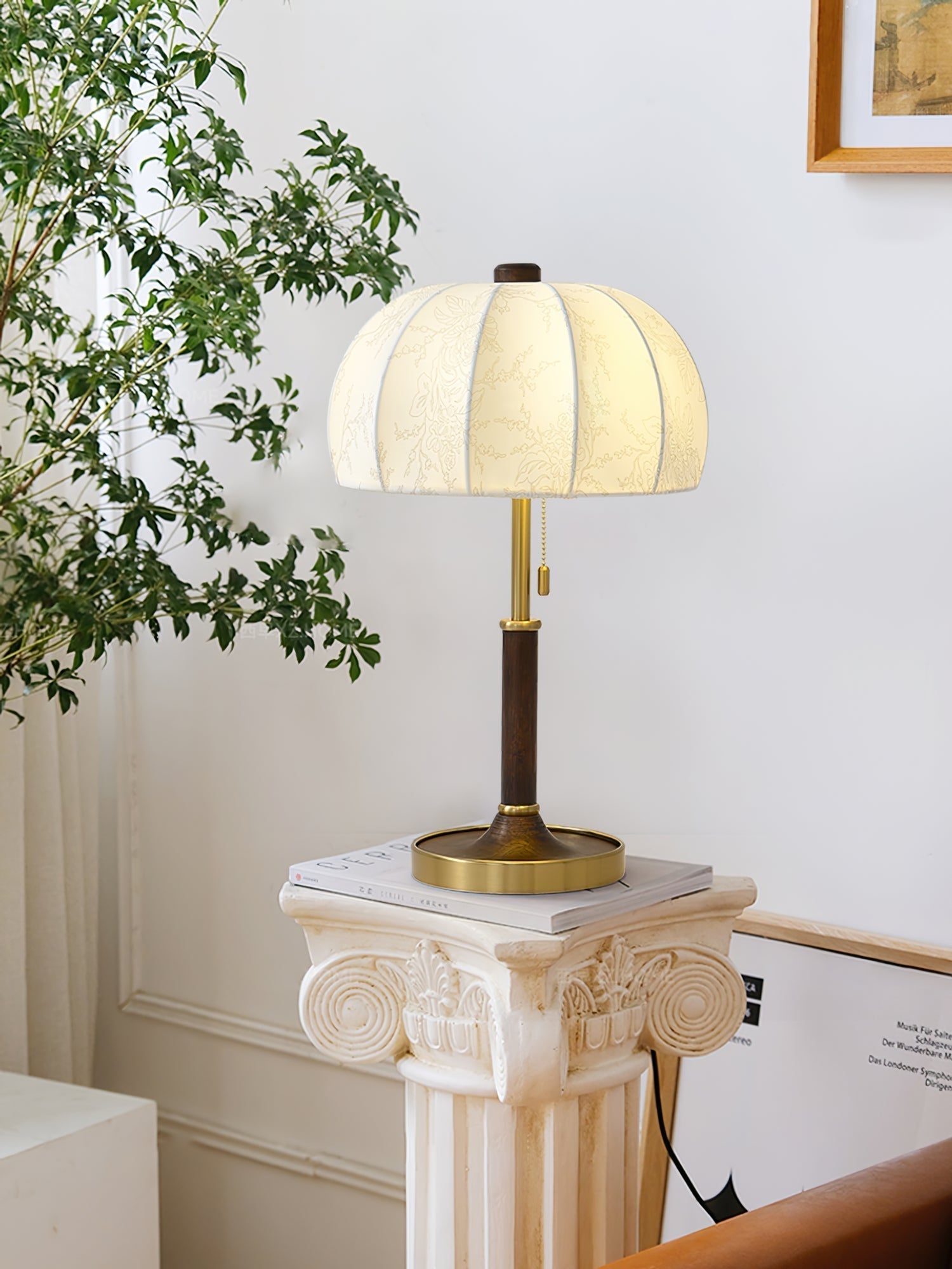 Lampe de Table Élégante en Tissu - Ambiance Chaleureuse et Accueillante