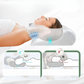 Oreiller Orthopédique Ergonomique - Confort et Alignement de la Colonne