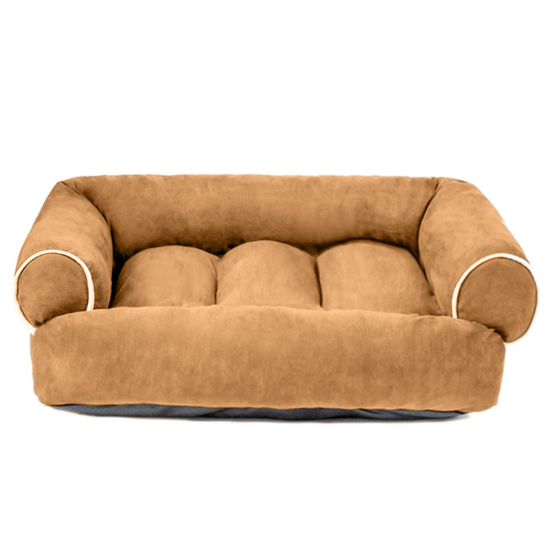 Lit Orthopédique pour Chien - Housse Lavable et Soutien Articulaire