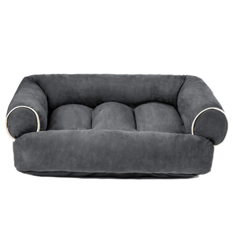 Lit Orthopédique pour Chien - Housse Lavable et Soutien Articulaire