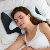 Oreiller Orthopédique Mousse à Mémoire - Support Ergonomique pour Cou et Épaules